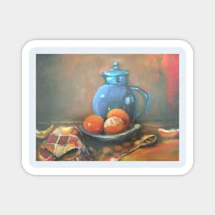 stil life painting Orange Magnet