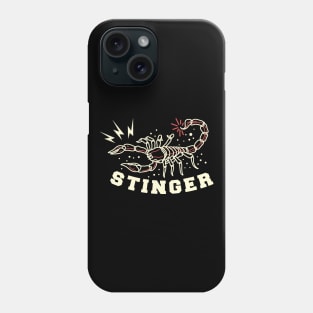 scorpion oldschool Phone Case