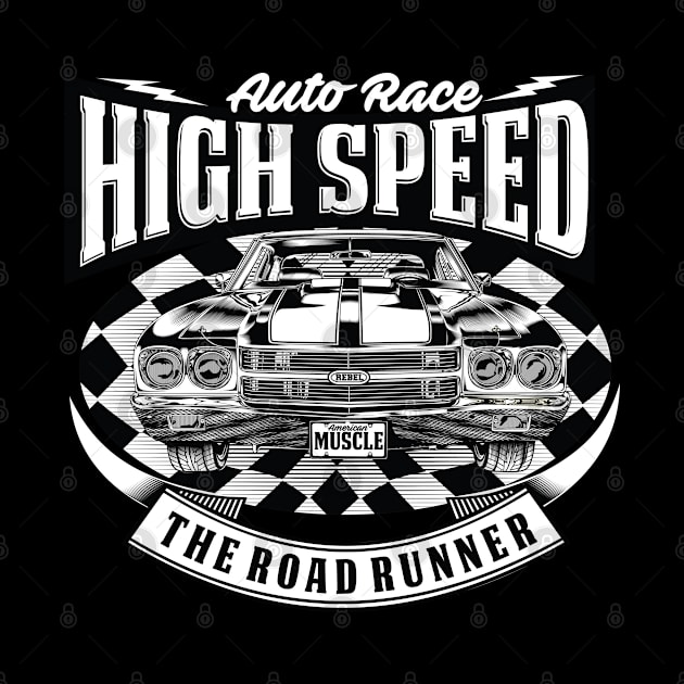 Auto race High speed by Teefold