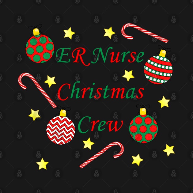 ER Nurse Christmas Crew (Red and Green) by ziafrazier