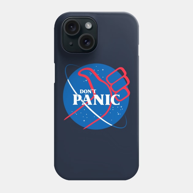 Don't Panic Phone Case by rakelittle