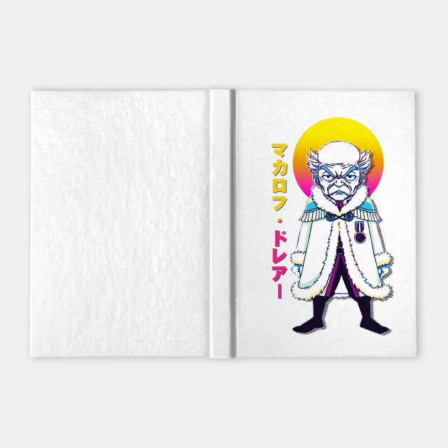 Master Makarov Fairy Tail Anime Vaporwave Fairy Tail Notebook Teepublic