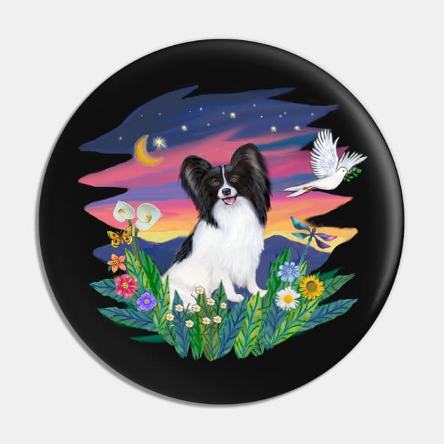 Papillon Enjoying a Walk in the Country Pin by Dogs Galore and More