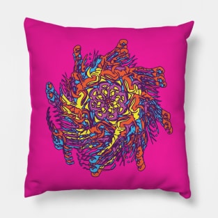 Psychedelic Flower Pillow