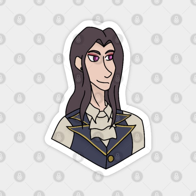 Damien - Dream Daddy Magnet by WhiteRabbitWeirdo