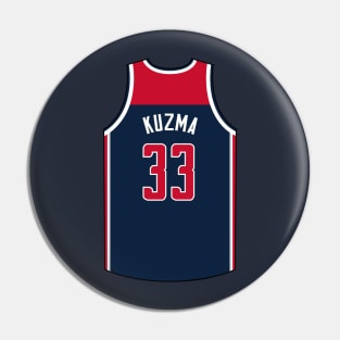 Kyle Kuzma Washington Jersey Qiangy Pin