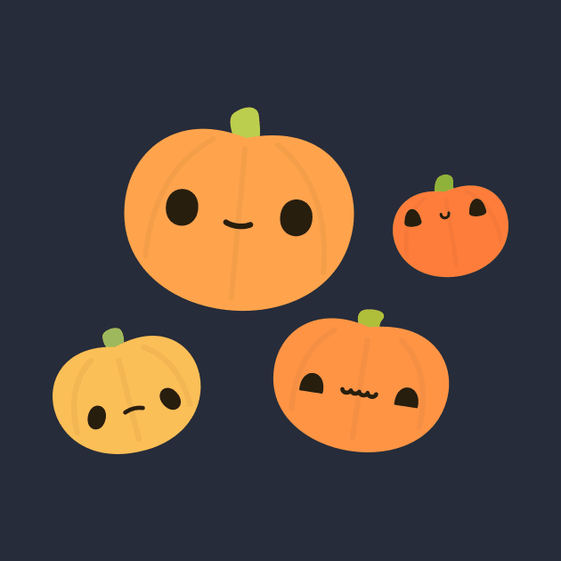 Cute pumpkins by KnuckersHollow