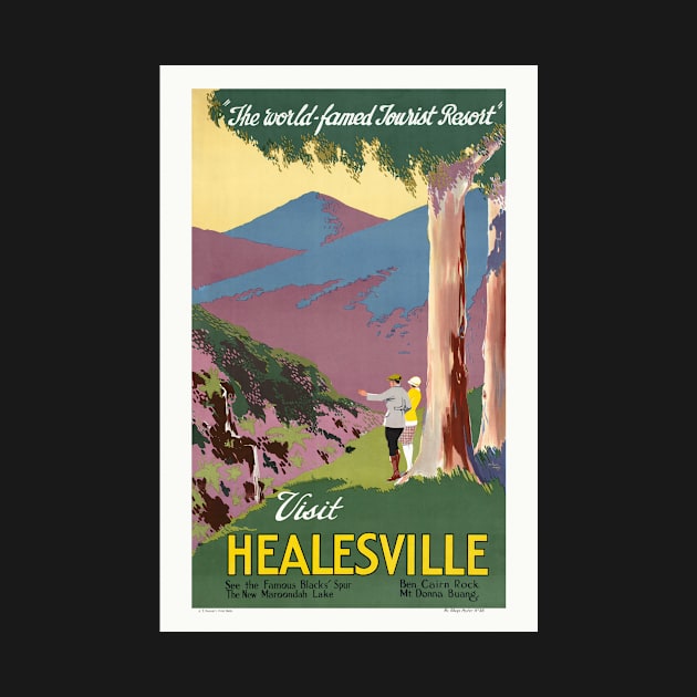 Visit Healesville Australia Vintage Poster 1927 by vintagetreasure