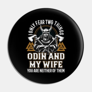 Viking Saying Odin Northman Pin