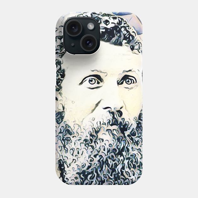 John Muir Portrait | John Muir Artwork 14 Phone Case by JustLit