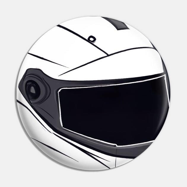 Motorcycle Helmet Pin by maxcode