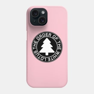 Chrismast tree white Phone Case