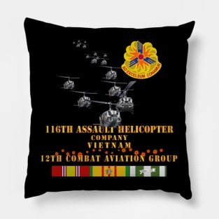 116th Assault Helicopter Co w 12th CAB - w VN SVC x 300 Pillow