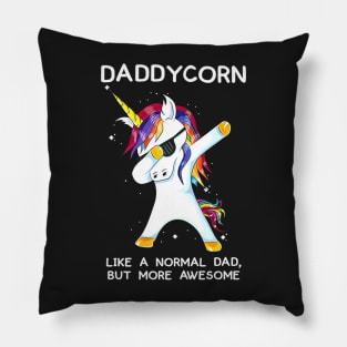 Funny Dabbing Unicorn Daddycorn Dab Unicorns Dad Pillow