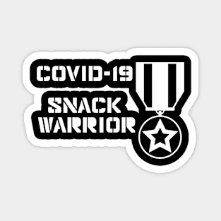 Snack Warrior (White) Magnet