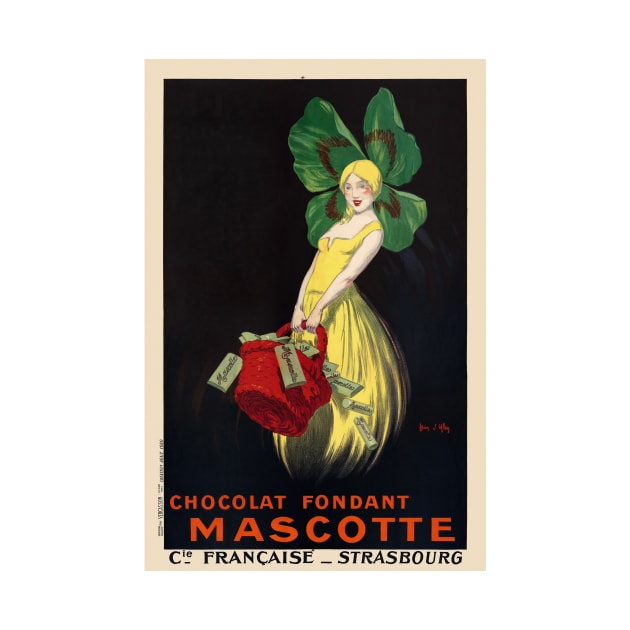 Chocolat fondant Mascotte Vintage Poster 1920 by vintagetreasure