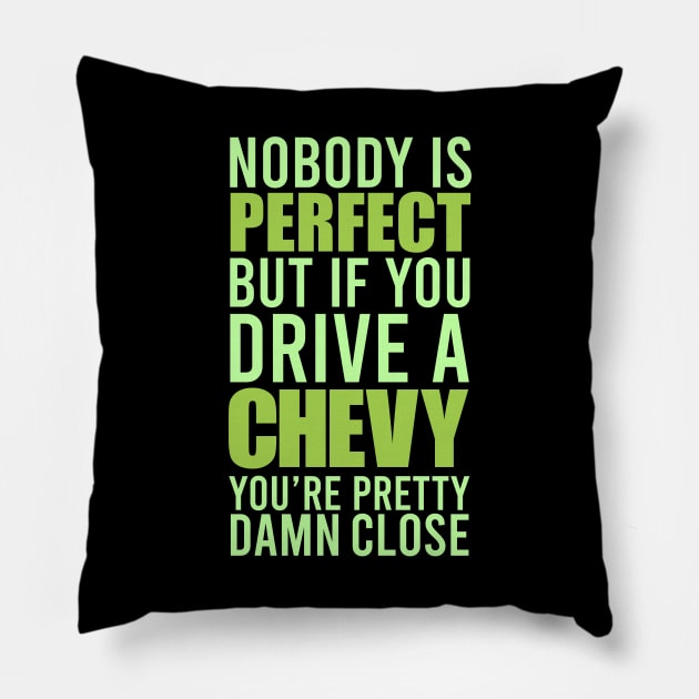 Chevy Owners Pillow by VrumVrum