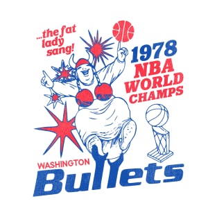 Defunct Washington Bullets 1978 World Champs T-Shirt