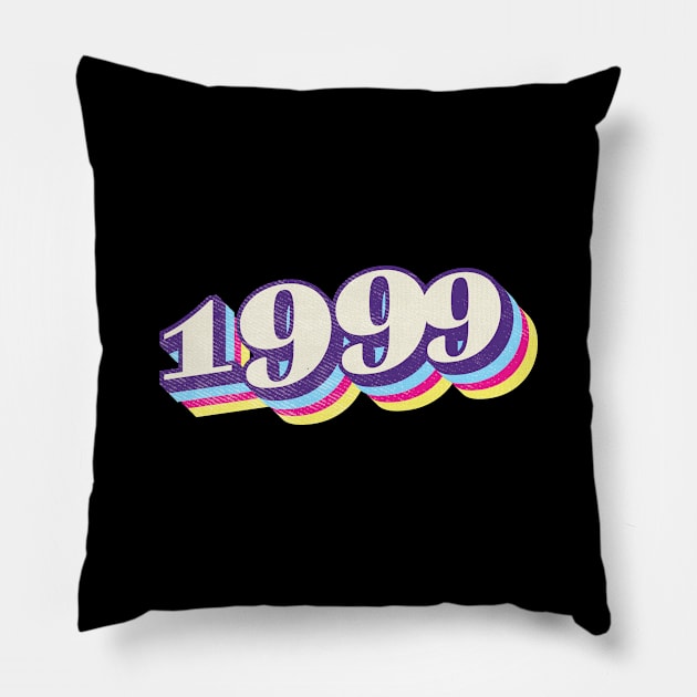 1999 Birthday Year Pillow by Vin Zzep