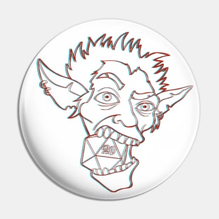 Dice Goblin Pin