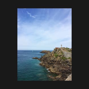 French Sea Cliff Photograph T-Shirt