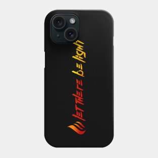 Let There Be Light Genesis 1:3 Bible Verse Phone Case