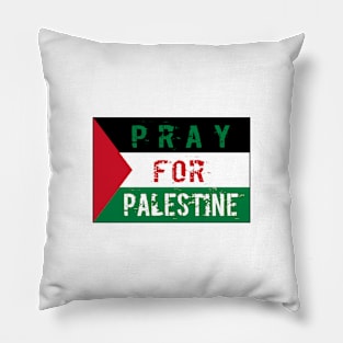 Pray for Palestine Flag Pillow