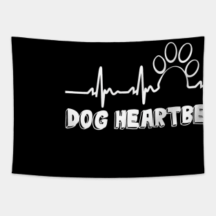 Dog heartbeat Tapestry