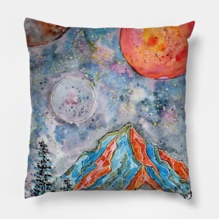 Starry Cold Night Pillow