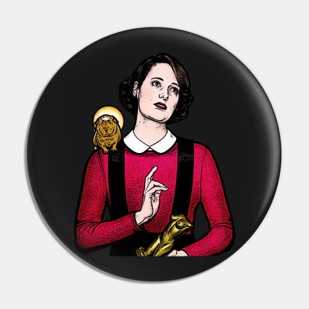 Fleabag Goddess Mural Pin by baranskini