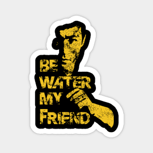 Be water my friend Magnet