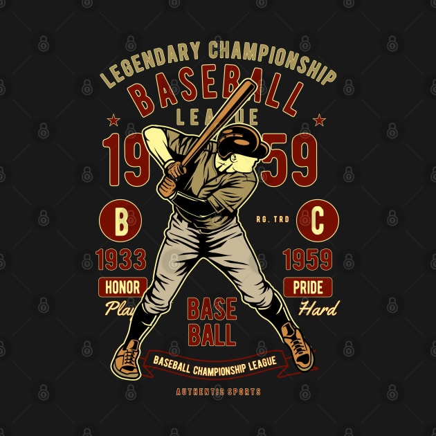 Vintage Baseball League by RockabillyM