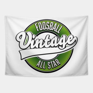 Foosball vintage all star logo Tapestry