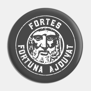 Fortes Fortuna Adjuvat- Fortune Favors the Bold Pin