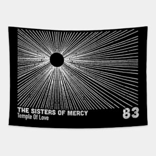 The Sisters of Mercy - Retro 80s Tribute Design Tapestry