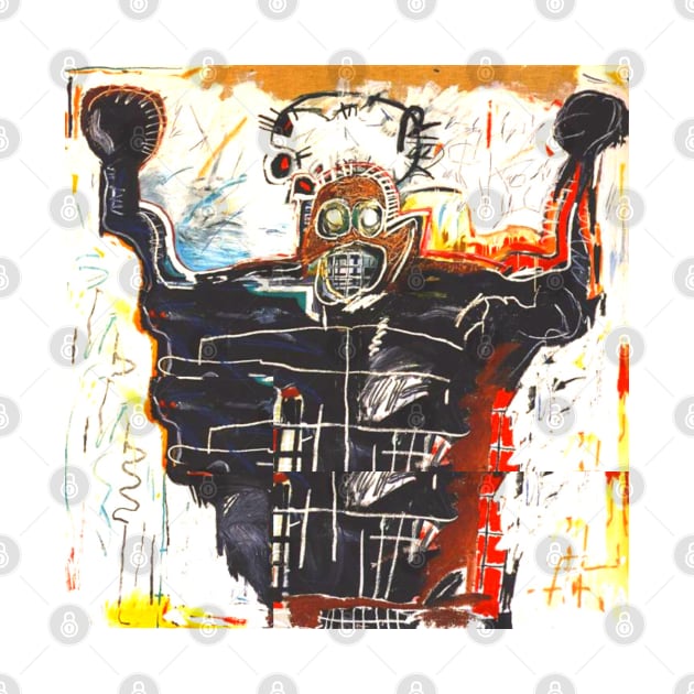 Basquiat Inspired Art by AbstractArt14