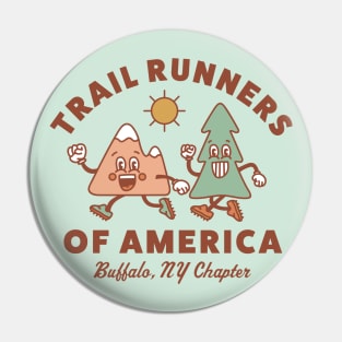 Trail Runners of America Buffalo NY Chapter Retro Pin