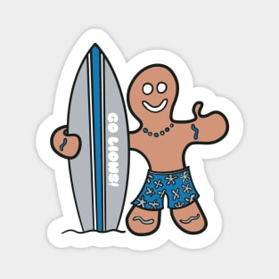 Surfs Up for the Detroit Lions! Magnet