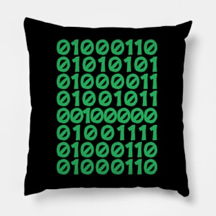 Fuck Off Binary Code Funny Gift Sarcasm Pillow