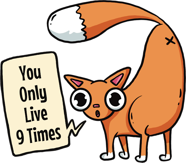 9 Lives Kids T-Shirt by aGoM