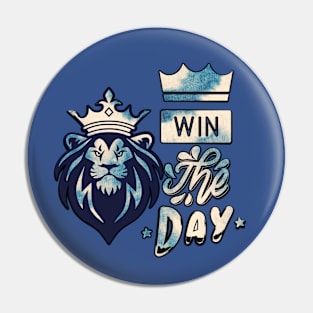 Lion Tie-dye WIN THE DAY Pin