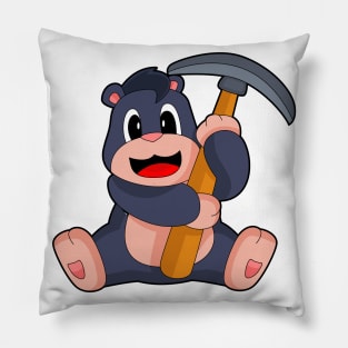 Mole Miner Pickaxe Pillow