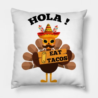 Thanksgiving turkey T-shirt Pillow