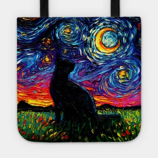 Black Cat Night Tote