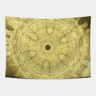 Elegant gold mandala Tapestry