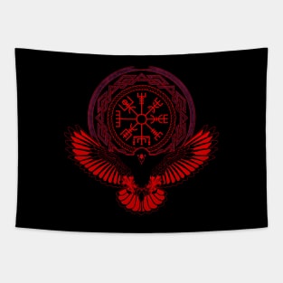 Viking Eagle, Vegvisir and Celtic Knotwork Tapestry