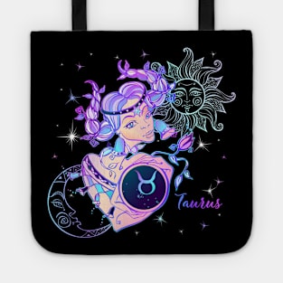 Taurus Astrology Horoscope Zodiac Birth Sign Gift for Women Tote