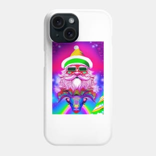 Retro Vintage Pink Santa Clause Phone Case