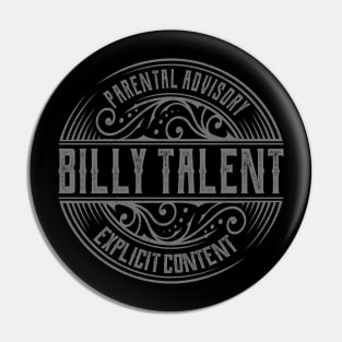 Billy Talent Vintage Ornament Pin