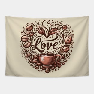 Coffee Love I Tapestry